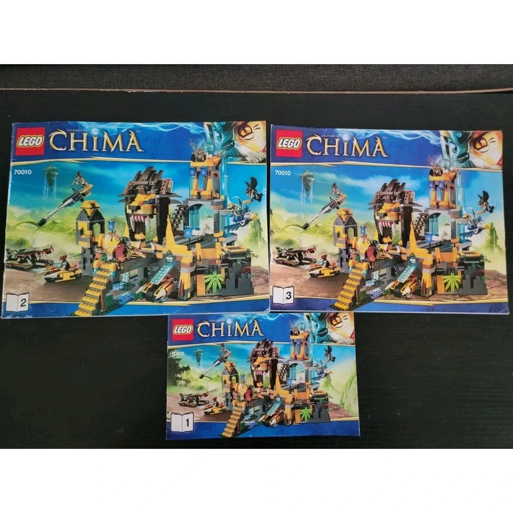 LEGO: Legends of Chima The Lion CHI Temple 70010 Empty Box And Manuals Only